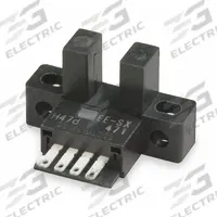 OMRON Photoelectric Sensor: Built-in Connector, 5-24V DC, NPN (MPN EE-SX471). Key specifications — DC Supply Voltage Rating: 5-24V DC; Brand: OMRON.