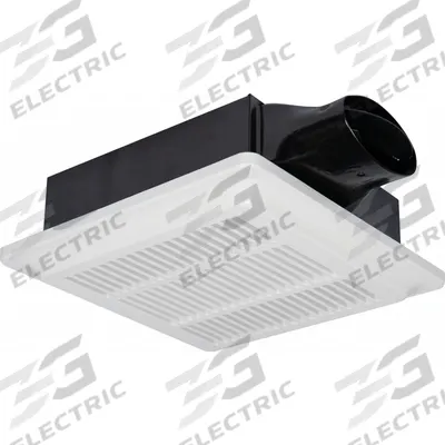 Dayton Bathroom Exhaust Fan: Ceiling/Wall, 110 cfm Max, Variable Speed - Standard Bathroom Exhaust Fans