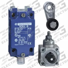 TELEMECANIQUE SENSORS Limit Switch: 60 mm Mounting Hole Vertical Center to Center Distance, 90° (MPN XCKJ10511D). Key specifications — Manufacturer Part Number: XCKJ10511D; Brand: TELEMECANIQUE SENSORS; Electrical Connection: 5-Pin M12 Connector; Series: XCKJ.