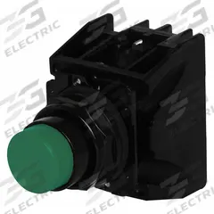 EATON Hazardous Location Push Button: 30 mm, Metallic, Extended Profile, 1NO/1NC (MPN E34EX708G). Key specifications — Manufacturer Part Number: E34EX708G; Product Type: Push Button Operators; Series: E34; Brand: EATON; AC Contact Rating: 10 A @ 600 V; Action: Momentary; DC Contact Rating: 2.5 A @ 250 V; Operator Illumination: Non-Illuminated.