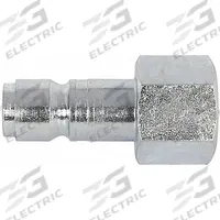 APPROVED VENDOR Quick Coupler Plug: 1/4 in Body Size, 1/4 in Hose Fitting Size, FNPT, Female, 2 PK (MPN 5ZVJ2). Key specifications — Brand: APPROVED VENDOR; Hose Fitting Gender: Female.