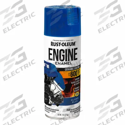 RUST-OLEUM Automotive Engine Enamel: Exterior, Ceramic Coating, Solvent, Acrylic, Metal - High Heat Enamels