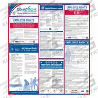 COMPLYRIGHT Labor Law Poster: DC, English, Plastic, 24 in x 27 in, FMLA, Federal Labor Law (MPN ERFED). Key specifications — State/Province: DC; Language: English.