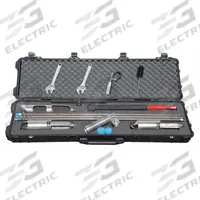 AMS Basic Soil Sampling Kit: Carbon Steel, 5/8 in Connection Size, 3 1/4 in Overall Dia, Threaded (MPN 209.51). Key specifications — Material: Carbon Steel; Connection Type: Threaded; Includes: Plastic End Caps; Brand: AMS.