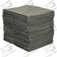 CONDOR Sorbent Pad: 66 9/16 oz Volume Absorbed Per Pad, 19 in x 15 in Pad Size (L x W), Gray, 100 PK (MPN 436M72). Key specifications — Brand: CONDOR; Perforated: Perforated; Material: Polypropylene.