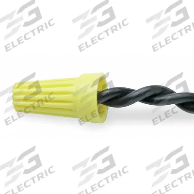 BUCHANAN Twist-On Wire Connectors: Yellow, Wire Sizes 14 AWG – 8 AWG, 600 V, 100 - General Purpose Wire Connectors