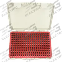 VERMONT GAGE Black Oxide-Coated Pin Gauge Set: Go (Plus), 0.251 in to 0.5 in, 0.001 in Dia Increment (MPN 901100500). Key specifications — attr1182482: ZZ; attr1182483: +/-0.00020 in; attr1182499: VERMONT GAGE.