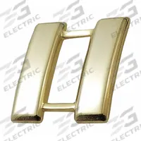 HEROS PRIDE Metal Rank Insignia: Capt. Bars - Smooth, 3/4 in, Gold, Metal, Clutch Pin, 1 PR (MPN 4411MG). Key specifications — attr1074238: Clutch Pin; attr188498: 3/4 in; attr188499: Gold; attr188500: Metal; attr188503: Capt. Bars - Smooth; attr193746: HEROS PRIDE.