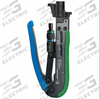 JONARD TOOLS Dual Compression Tool: For F Long Connectors/F Short Connectors - Coaxial Cable Compression Tools