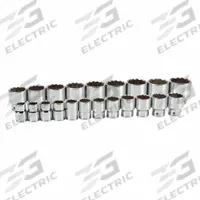 TEKTON Socket Set: 3/4 in Drive, 21 Piece, 12-Point, SAE, 3/4 in to 2 in (MPN SHD93015). Key specifications — attr1224269: 3/4 in; attr1204685: Not Tether Capable; attr1227399: 12-Point Standard Socket Set; attr1204650: 3/4 in to 2 in; attr1204673: Socket Bits Not Included; attr1204688: TEKTON; attr1224230: Friction; attr1224354: No Thin Wall.