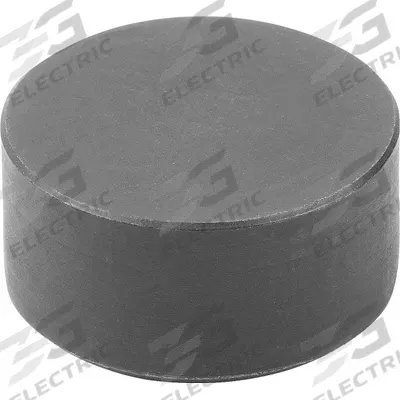 KIPP Rear-Mount Insert w/Flat Face: 10 mm Dia, M5, 12 mm Ht - Rear-Mount Steel Inserts with Flat Face