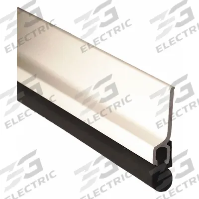 PEMKO Door Weatherstripping: Bulb Insert, 3 ft Lg, 1 1/8 in Wd - Metal Leaf Weatherstripping