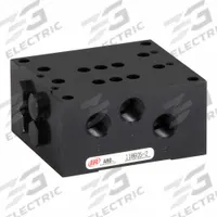 ARO Manifold: 2 Ports, Manifold/Plugs/Seals, 3/8 in Female NPT, 1/4 in Female NPT, 0°F to 180°F (MPN 118605-2). Key specifications — attr1089083: Seals; attr1086904: Manifold; attr1086871: 118605-2.
