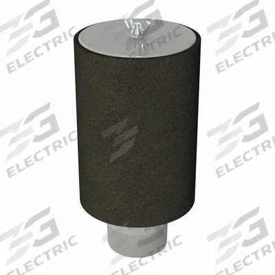 SOLBERG Filter Silencer: 2 1/2 in Inlet Size, 195 scfm, 12.5 in Overall Ht, 6 in Outside Dia - Air Compressor Intake Filters & Silencers