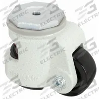 APPROVED VENDOR Stem Caster: Swivel, 2 1/2 in Wheel Dia., 1 1/8 in Wheel Wd, Nylon, M12 Thread Size (MPN HRIG-POA 63G). Key specifications — Brand: APPROVED VENDOR; Thread Size: M12; Roll Up: Swivel with Brake.