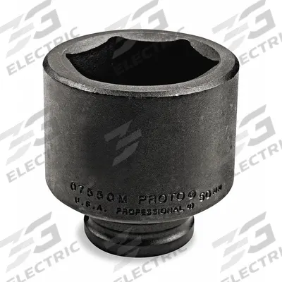 PROTO Impact Socket: 3/4 in Drive Size, Metric, 32 mm Socket Size, 6-Point, Std - 3/4" Drive Impact Sockets