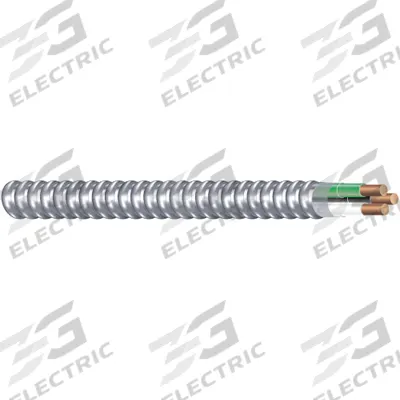 SOUTHWIRE Metal Clad Armored Cable: 14 AWG, 2 Conductors, Copper, 1,000 ft, Aluminum - Standard Metal-Clad Cables