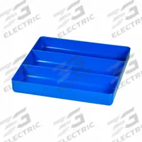 ERNST MANUFACTURING Compartment Tray for Drawer: Blue, 10 1/2 in Overall Wd, 10 1/2 in Overall Lg (MPN 5022). Key specifications — Brand: ERNST MANUFACTURING; Color: Blue; Product Type: Tool Tray.