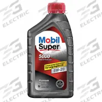 MOBIL Engine Oil: Synthetic Blend, 1 qt Size, Bottle, 5W-20, Super (MPN 124405). Key specifications — SAE Grade: 5W-20; Brand: MOBIL; Compatible Engine Type: Gasoline Engines; Compatible Vehicle Type: Light Duty Trucks; Oil Series: Super.