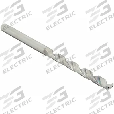 OSG A BRAND Extra Long Drill Bit: 4 mm, 100 mm Overall Lg, 140° X-Thinning Point - Coolant-Through Solid Carbide Extended-Length Drill Bits for Steel & Cast Iron