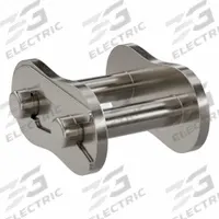 DAYTON Connecting Link: For Nickel-Plated Steel Roller Chains, 50, Single Strand, 5/8 in Pitch, 5 PK (MPN 2YDZ9). Key specifications — Link Type: Connecting.