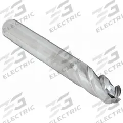 CLEVELAND Ball End Mill: Carbide, 4 Flute, 3/16" Mill Dia, 5/16" LOC, 2" OAL (MPN C63528)