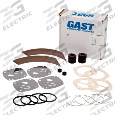 GAST Repair Kit: K263B, Repair Kit - Pneumatics