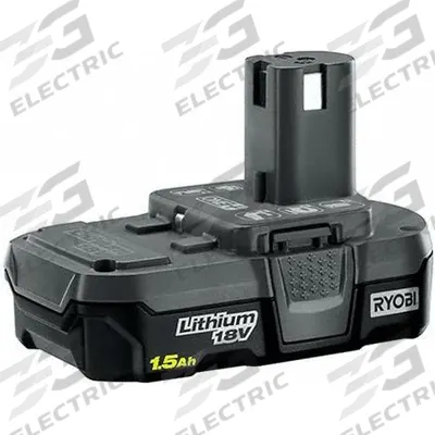 RYOBI Battery: 1.5 Ah, Battery Included - Ryobi Cordless Tool Batteries