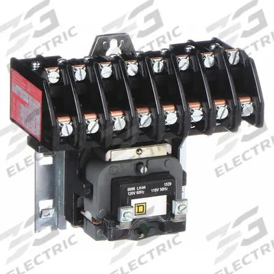 SQUARE D Lighting Magnetic Contactor: 8 Poles, 120V AC - Electrically Held Lighting Contactors