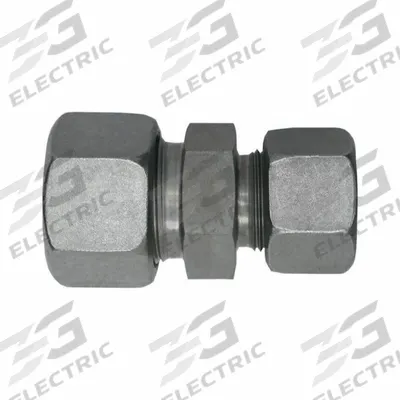 BRENNAN INDUSTRIES Compression Tube Straight: 12 mm OD x 10 mm OD size - Metric Flareless Bite Type Stainless Steel Compressin Fittings