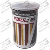 INSULTAB Heat Shrink Tubing Kit: 175 Pieces, 1/4 in/1/8 in/3/16 in/3/32 in/3/8 in, 2:1, 6 in, PVC (MPN 30-PVC-175BK). Key specifications — I.D. Before Shrinking: 3/16 in; Shrink Ratio: 2:1; Length: 6 in; Includes: (35) 3/8 in; Color: Black; Use With Wire Size: 0.09 in to 0.37 in; Shrink Tubing Kit Type: Heat Shrink Tubing Kit; Brand: INSULTAB.