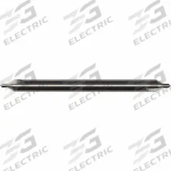 KEO Center Drill: Plain Type, #4, 60°, 6 in Overall Lg, AlTiN Coated Carbide (MPN 907-000-717). Key specifications — Brand: KEO; End Type: Double End.