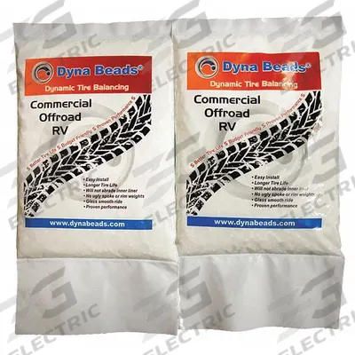 DYNA BEADS Tire Balancing Beads: Wheel Balancing Beads, Trucks, Ceramic, White