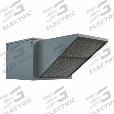 CANARM Centrifugal Roof Supply Fan: 12 7/8 in Wheel, 2,600 cfm, 1/2 in wc Max. - Belt-Drive Filtered Supply Fans with Drive