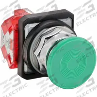 DAYTON Mushroom Head Push Button: Non-Illuminated, Mushroom Head Profile, Metallic, 30 mm, 1NC (MPN 30G459). Key specifications — Brand: DAYTON; Action: Momentary; Series: Dayton; Terminal Connection: Pressure Plate; Push Button Material Type: Metallic.