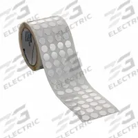CAPLUGS Foil Tape Disc: 60 yd Lg, 3/4 in Wd, Disc, 1/4 in Dia, 2.8 mil Thick, Acrylic, 2,000 PK (MPN SH-20066). Key specifications — Series: AF-SH; Adhesive Material: Acrylic; Backing Material: Aluminum Foil.