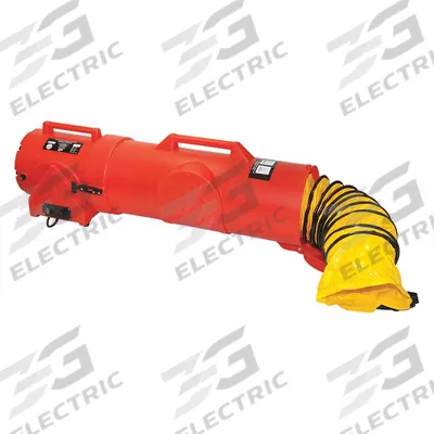 AIR SYSTEMS INTERNATIONAL Confined Space Fan: 115 V AC, 8 in Duct Dia, 1/3 hp Horsepower - Axial Blower & Ducting Combination Units