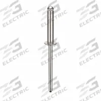 Blind Rivet,2 1/10" L,0.156" dia,PK500: Inch, 2 3/32 in Overall Lg, 51/64 in Body Lg, Dome, 500 PK (MPN U33190.015.0510). Key specifications — Brand: APPROVED VENDOR.