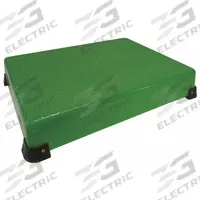 FIBERGRATE Work Platform: 6 in Platform Ht - Max, 24 in Platform Wd, 24 in Platform Dp, Fiberglass (MPN 238006). Key specifications — Brand: FIBERGRATE; Color: Green.