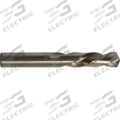 CLE-LINE Mechanics Length Drill Bit: 7/32", 135° Split Point, Straw/Bronze Cobalt, Left Hand (MPN C30514). Key specifications — attr1233794: 0.2188.