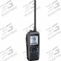 ICOM Handheld Two Way Radios: VHF, Analog, 6 W, 88 Channels, Alphanumeric, IPX7, GPS, Black, M94D (MPN M94D 21 USA). Key specifications — Radio Application: Marine; Product Type: Handheld Two Way Radios; Features: Favorite Channel Function; Bluetooth: No; IP Rating: IPX7; Manufacturer Part Number: M94D 21 USA; Brand: ICOM; Standards: MIL-STD-810 C, D, E, F, G.