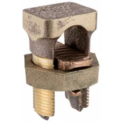BURNDY Split-Bolt Connector: For Wire Size 500 kcmil – 2/0 AWG, Copper Body Material (MPN KS34). Key specifications — Brand: BURNDY; Direct Burial Rated: No.