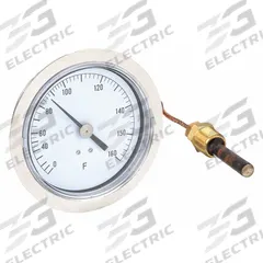 APPROVED VENDOR Analog Panel Mount Thermometer: 0°F to 160°F, ±1°F Scale Division, 3.5 in Dial Dia (MPN 12U635). Key specifications — Brand: APPROVED VENDOR; Accuracy: ±1 °F Scale Division.