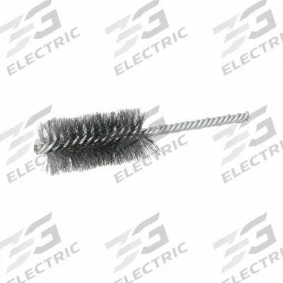 APPROVED VENDOR Tube Brush: Double Stem, Carbon Steel, 1 1/4 in Dia - Heavy-Cleaning Brushes for Carbon Steel