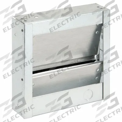 Dayton 7.75"H-W 4.5"L Aluminum Backdraft Damper: For 8 in Fan, For 8 in Nominal Duct Dia - Universal-Mount Backdraft Dampers