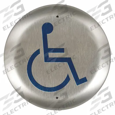 BEA Exit Push Button: 4 1/2 in Ht, 5/8 in Dp, 4 1/2 in Wd, ADA Compliant - Push-to-Exit Buttons