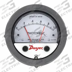 DWYER Pressure Switch/Gage Range 0-5 Wc: Back/Single-Side, 1/8 in NPT Female, ±2% Gauge Accuracy (MPN 3005MR). Key specifications — Series: 3000MR; Gauge Accuracy: ±2%.