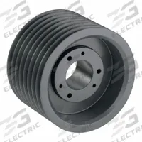 APPROVED VENDOR V-Belt Pulley: 8V1400, 8 Groove, 14 in OD, Bushed Bore, J, For 8V/8VX Belt Section (MPN 88V1400J). Key specifications — Pulley Industry Number: 8V1400; Pitch Diameter: 14 in (8V); For Belt Section (broad, with similar types): 8V or 8VX.