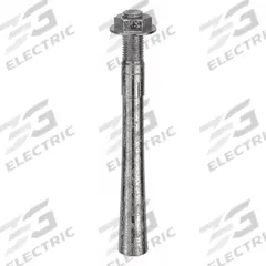 MKT FASTENING Wedge Anchor: 12 in Overall Lg, 1 in Dia, 1"-8 Thread Size, 2 1/4 in Thread Lg, 5 PK (MPN 2711200). Key specifications — attr673140: MKT FASTENING; attr933664: Plain.