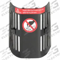 FEIN Drill Press Guard: Curved, 3 1/8 in Guard Wd, 5 1/8 in Guard Ht, Collar Clamp, Steel (MPN 63998611030). Key specifications — attr74666: Steel; attr74661: FEIN; attr74679: Fixed; attr74674: 5-1/8 in; attr74676: Collar Clamp; attr74678: Curved; attr74658: 63998611030.